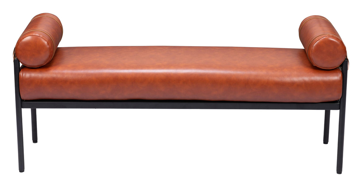ZUO Barrow Bench Brown