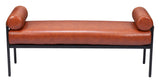 ZUO Barrow Bench Brown