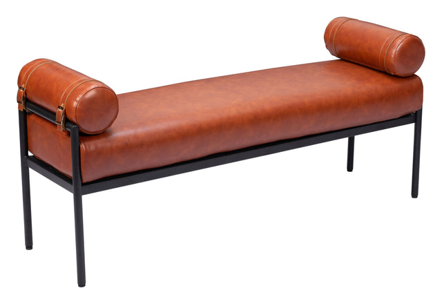 ZUO Barrow Bench Brown