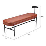 ZUO Ploce Bench Brown