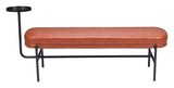 ZUO Ploce Bench Brown