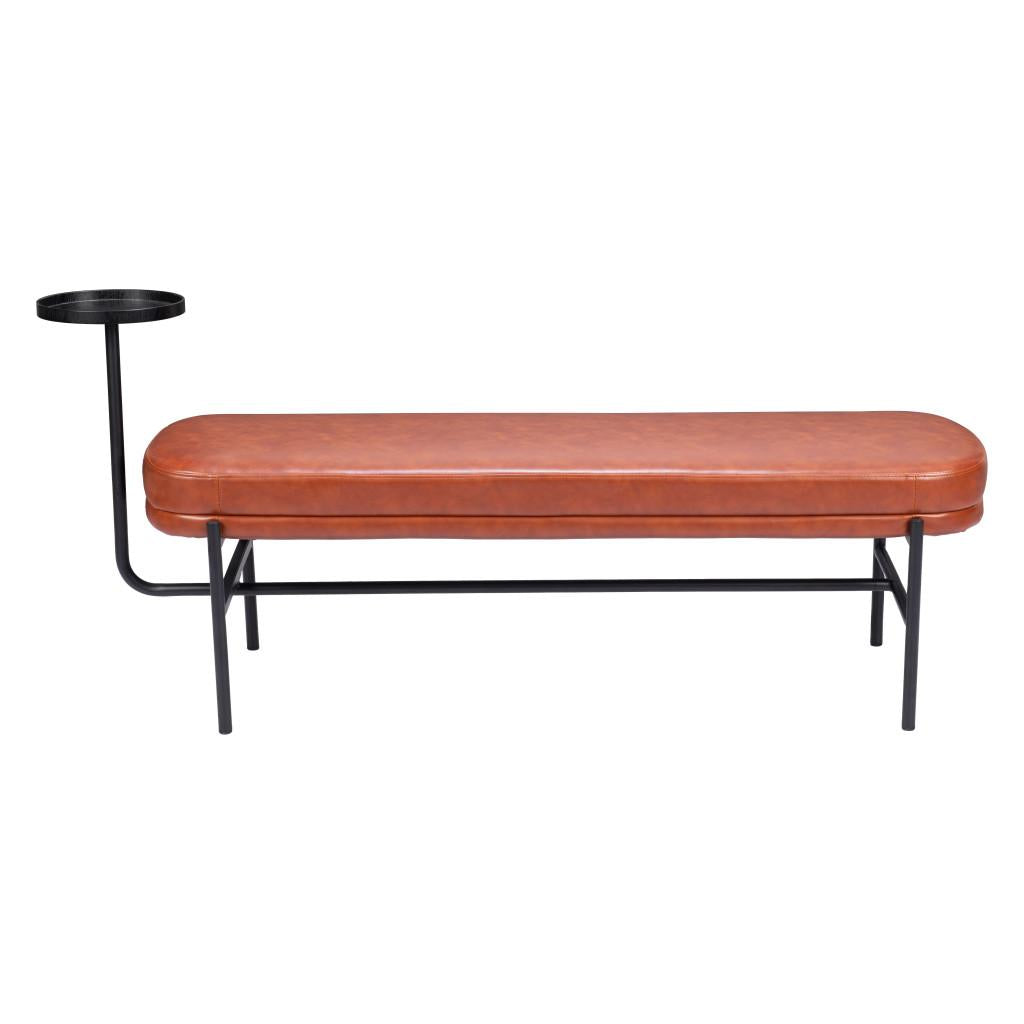 ZUO Ploce Bench Brown