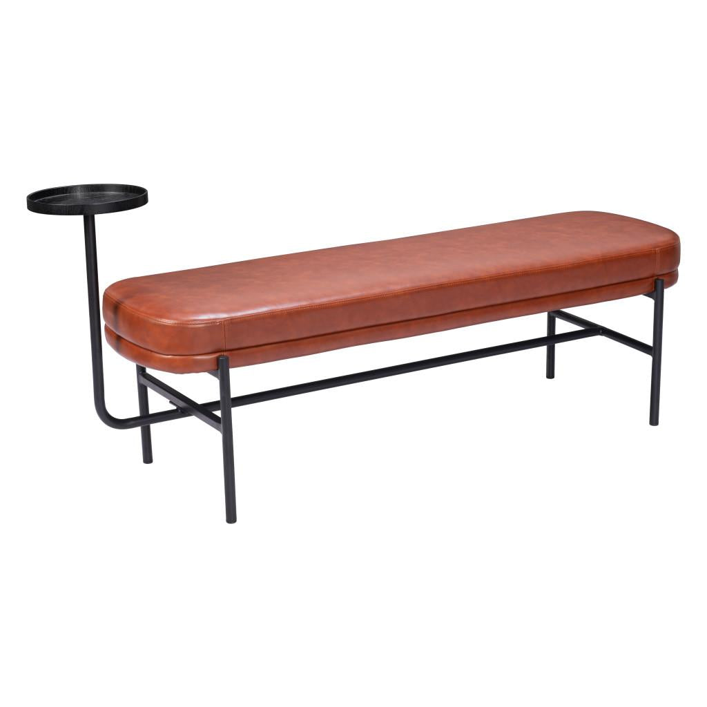 ZUO Ploce Bench Brown