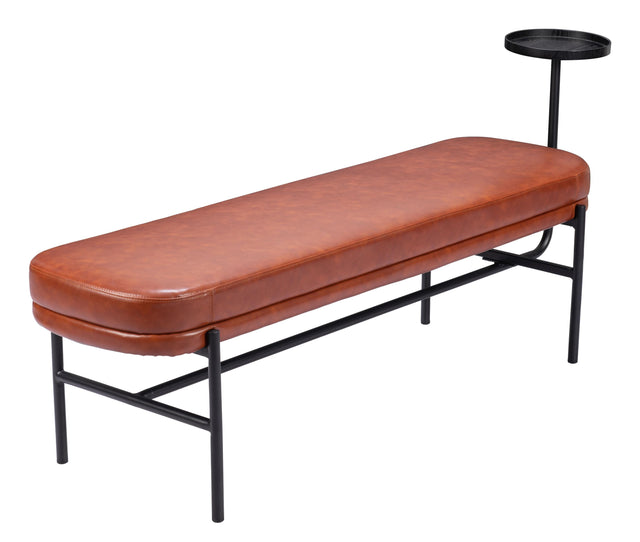 ZUO Ploce Bench Brown
