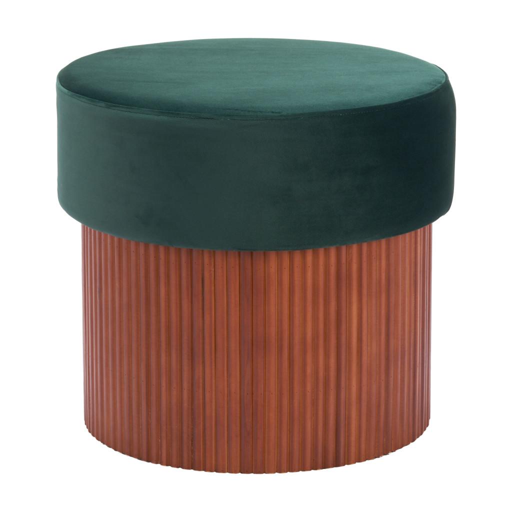 ZUO Boto Storage Ottoman Green