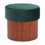 ZUO Boto Storage Ottoman Green