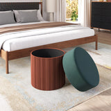 ZUO Boto Storage Ottoman Green