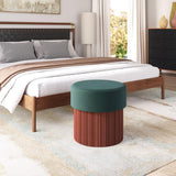 ZUO Boto Storage Ottoman Green