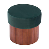 ZUO Boto Storage Ottoman Green