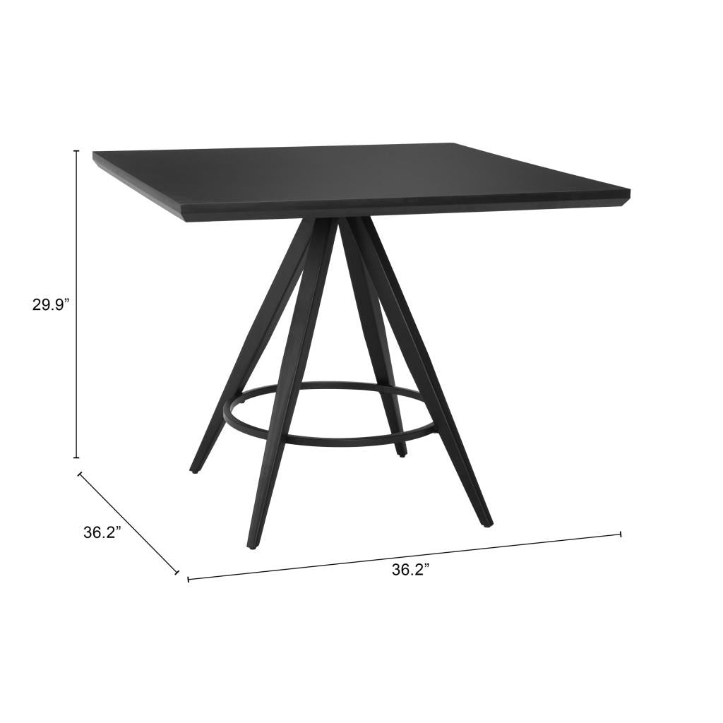 ZUO Tinos Dining Table Black