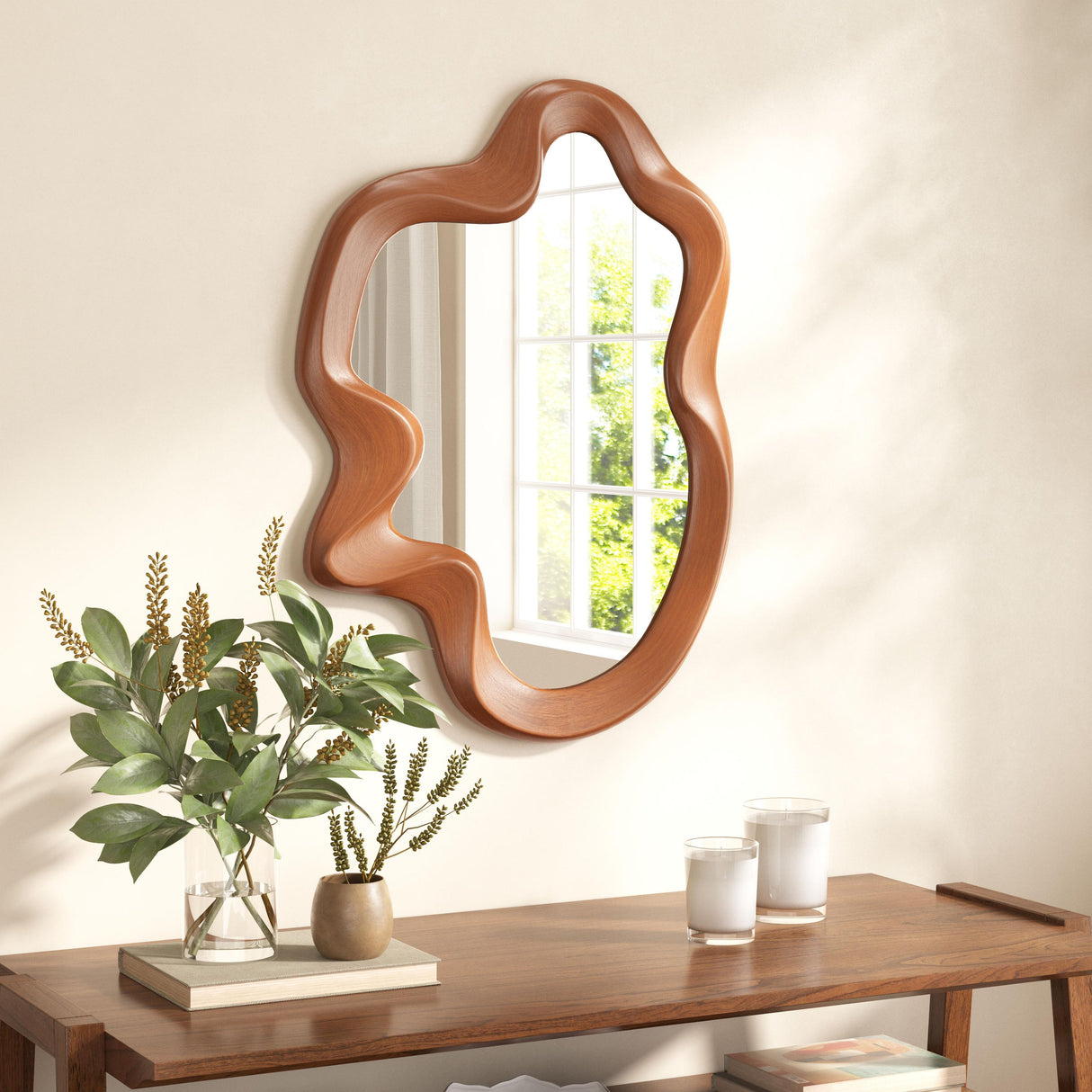 ZUO Foz Mirror Brown