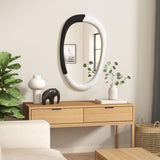 ZUO Muna Mirror White & Black