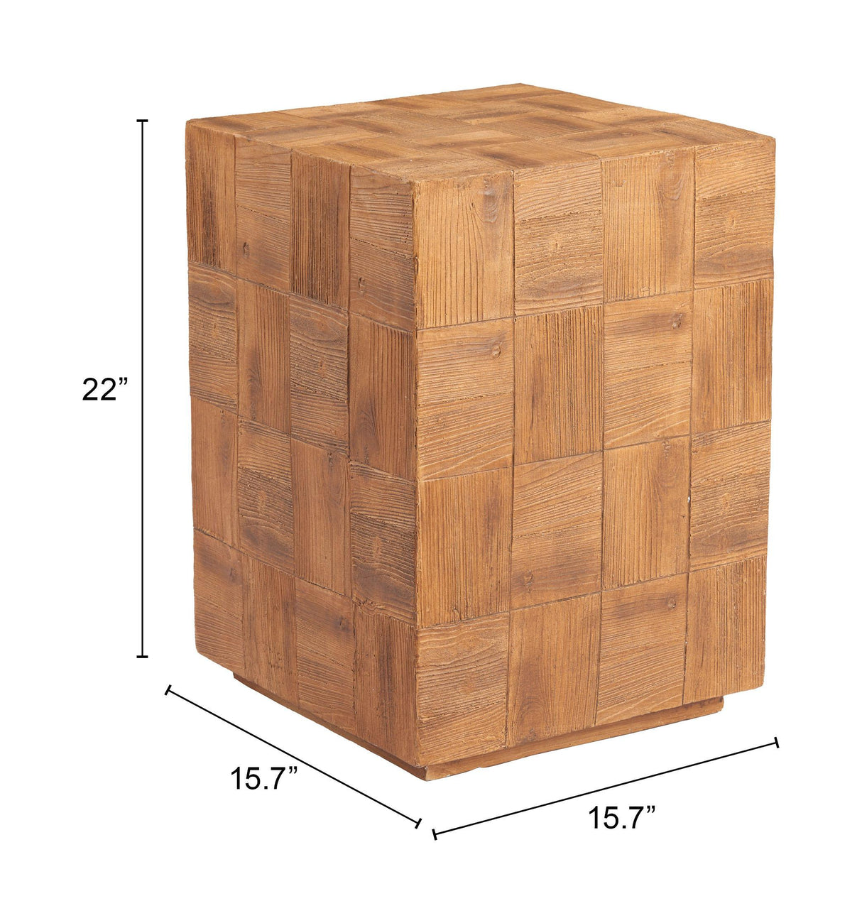 ZUO Cetka Side Table Natural