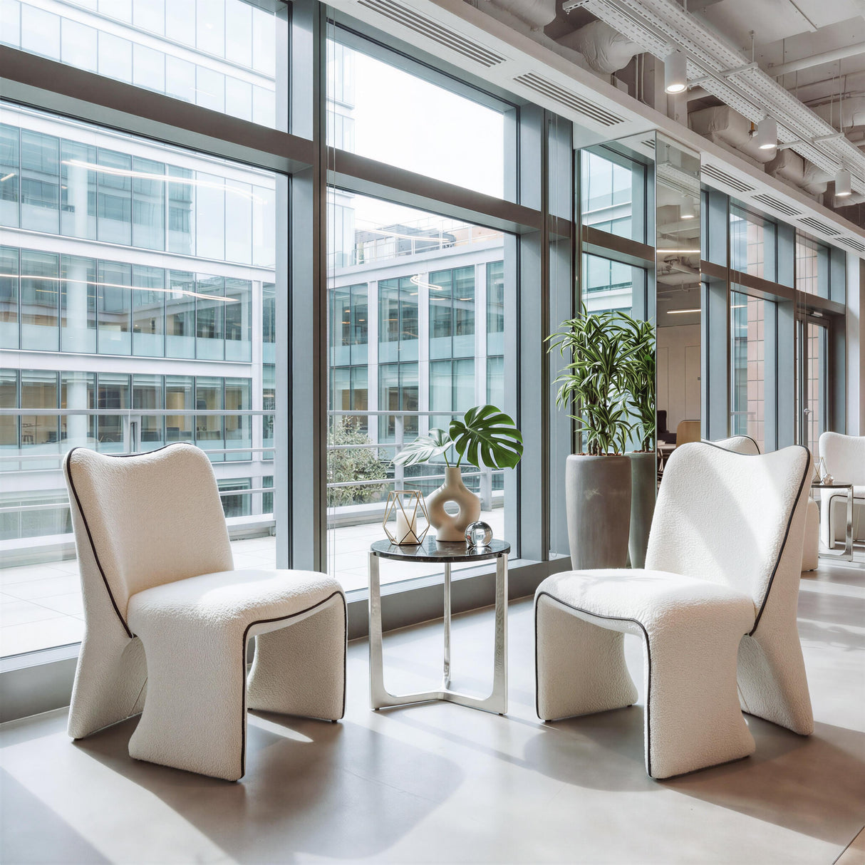 ZUO Novo Accent Chair Ivory
