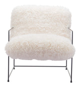 ZUO Pelut Accent Chair White