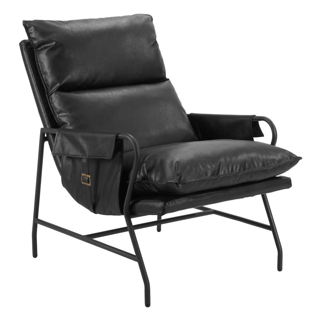 ZUO Halaus Accent Chair Black