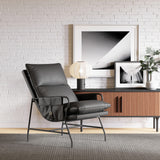 ZUO Halaus Accent Chair Black