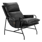 ZUO Halaus Accent Chair Black