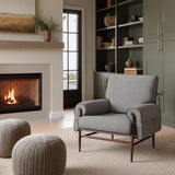ZUO Klem Accent Chair Gray