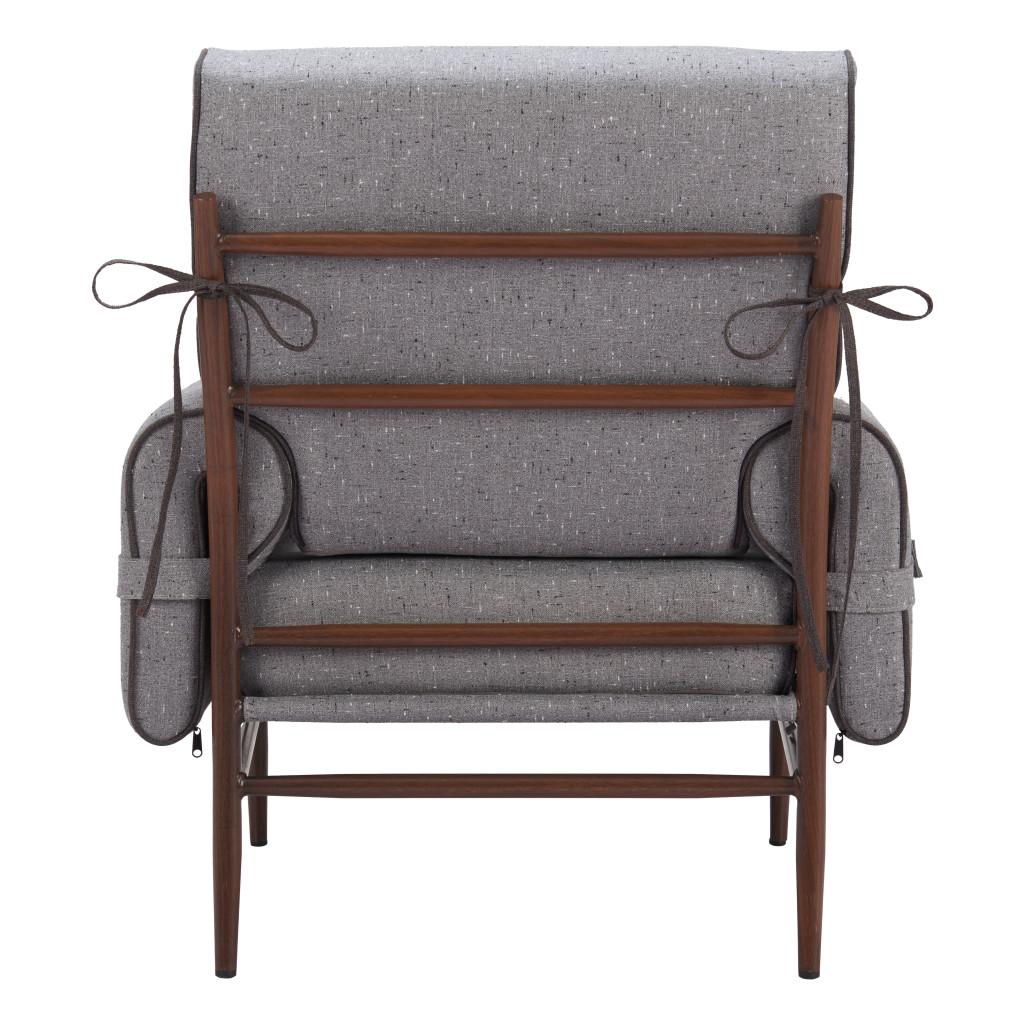 ZUO Klem Accent Chair Gray