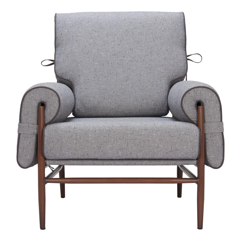 ZUO Klem Accent Chair Gray