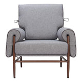 ZUO Klem Accent Chair Gray