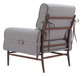 ZUO Klem Accent Chair Gray