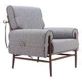 ZUO Klem Accent Chair Gray