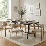 ZUO Zens Dining Chair (Set of 2) Quill Gray