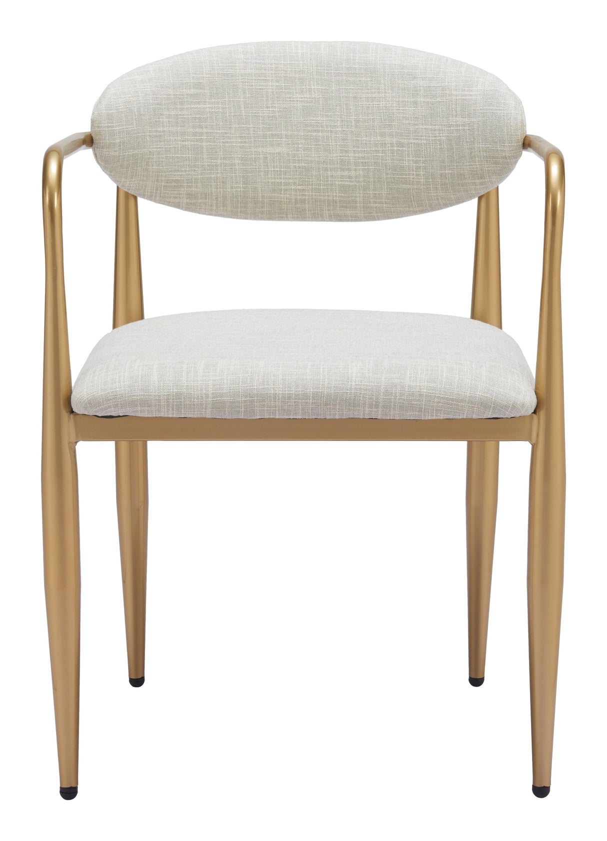 ZUO Zens Dining Chair (Set of 2) Quill Gray