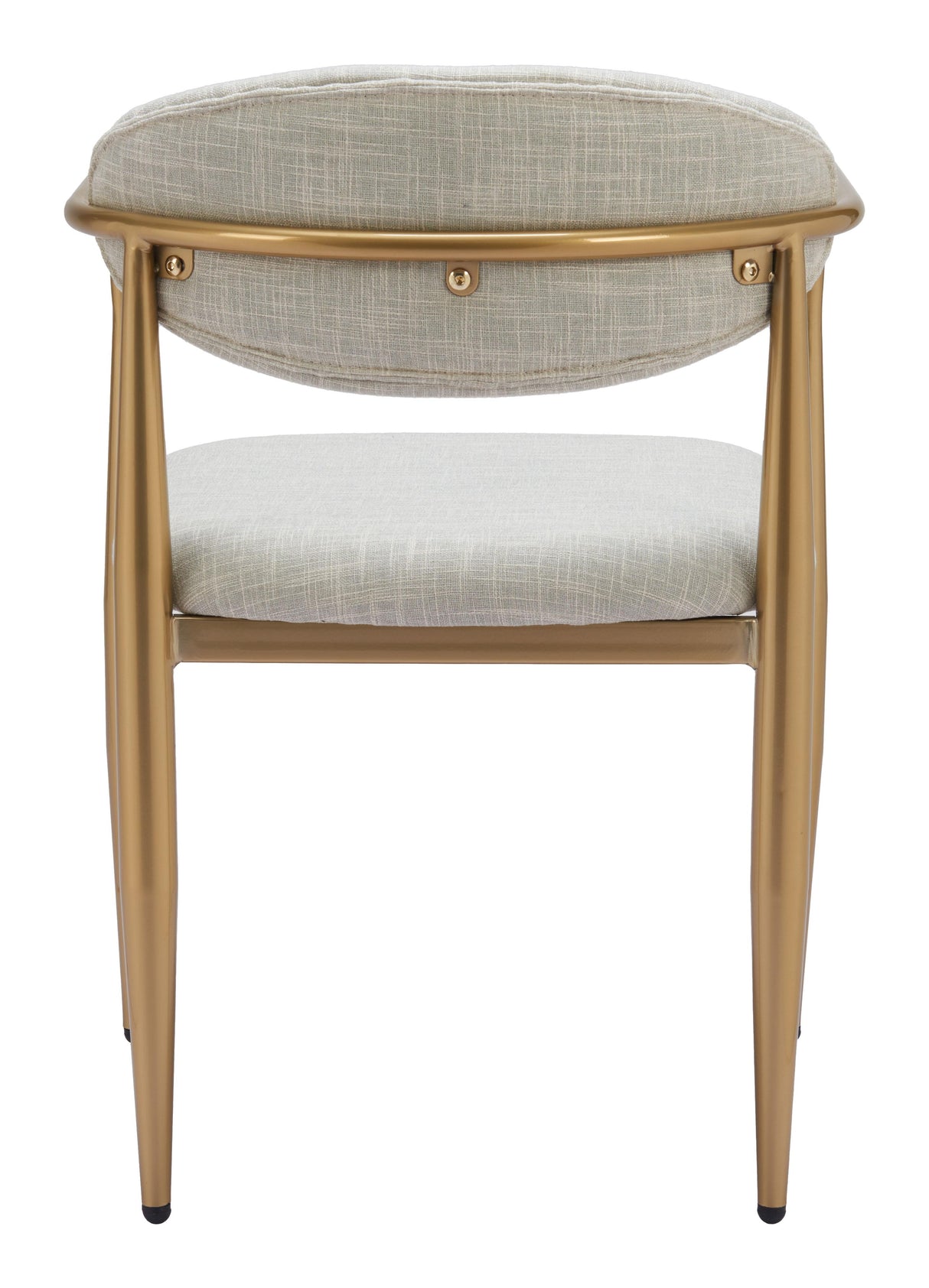 ZUO Zens Dining Chair (Set of 2) Quill Gray