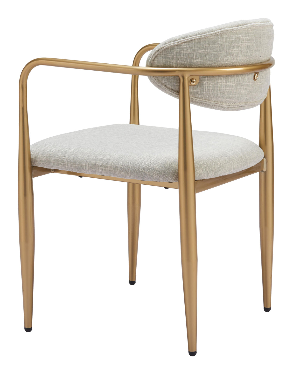 ZUO Zens Dining Chair (Set of 2) Quill Gray
