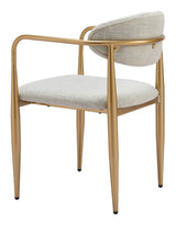 ZUO Zens Dining Chair (Set of 2) Quill Gray