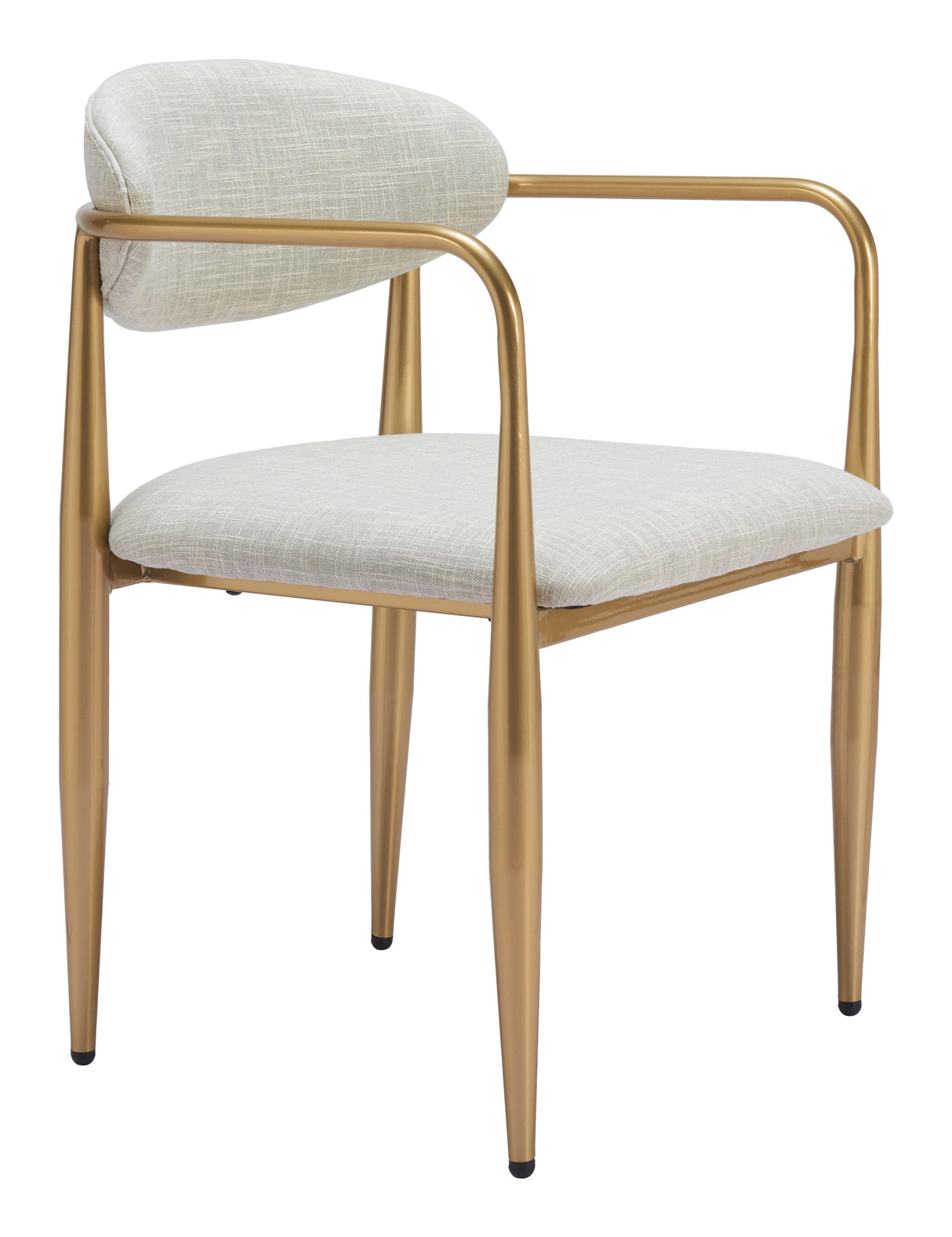 ZUO Zens Dining Chair (Set of 2) Quill Gray