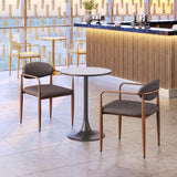ZUO Zens Dining Chair (Set of 2) Truffle Gray