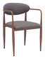 ZUO Zens Dining Chair (Set of 2) Truffle Gray