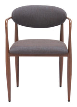 ZUO Zens Dining Chair (Set of 2) Truffle Gray