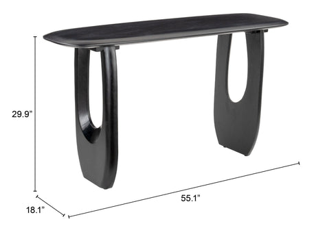 ZUO Arasan Console Table Black