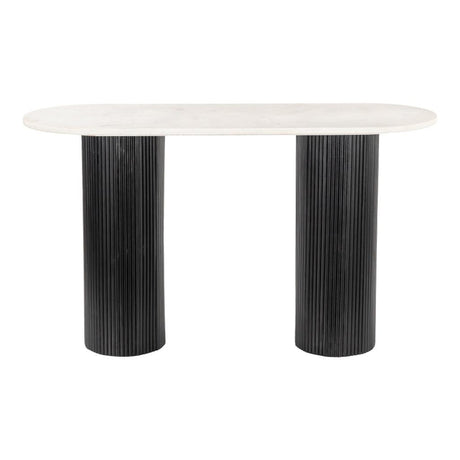 ZUO Izola Console Table White & Black
