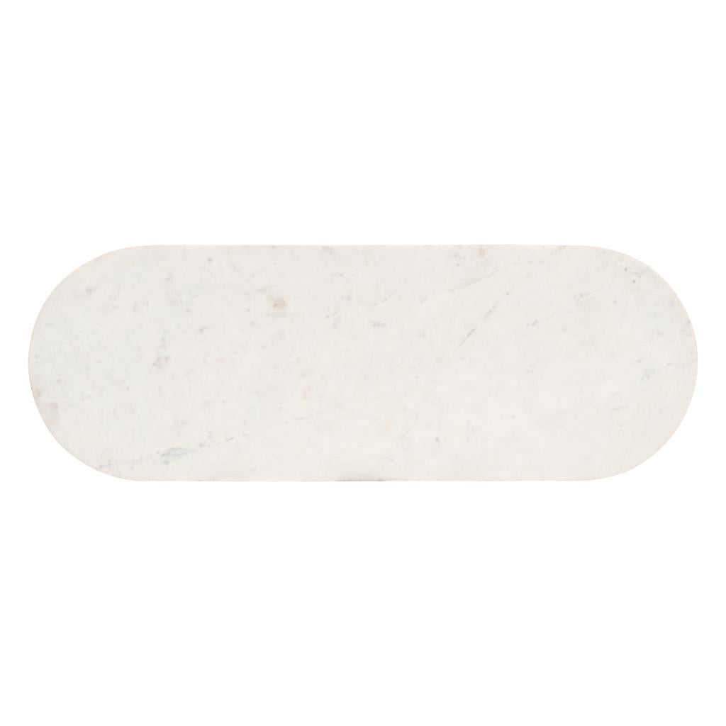 ZUO Izola Console Table White & Black