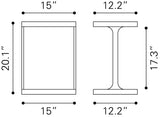 ZUO Bama Side Table Black