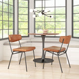 ZUO Charon Dining Chair (Set of 2) Vintage Brown