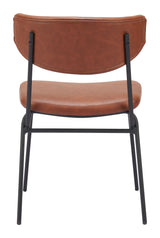 ZUO Charon Dining Chair (Set of 2) Vintage Brown
