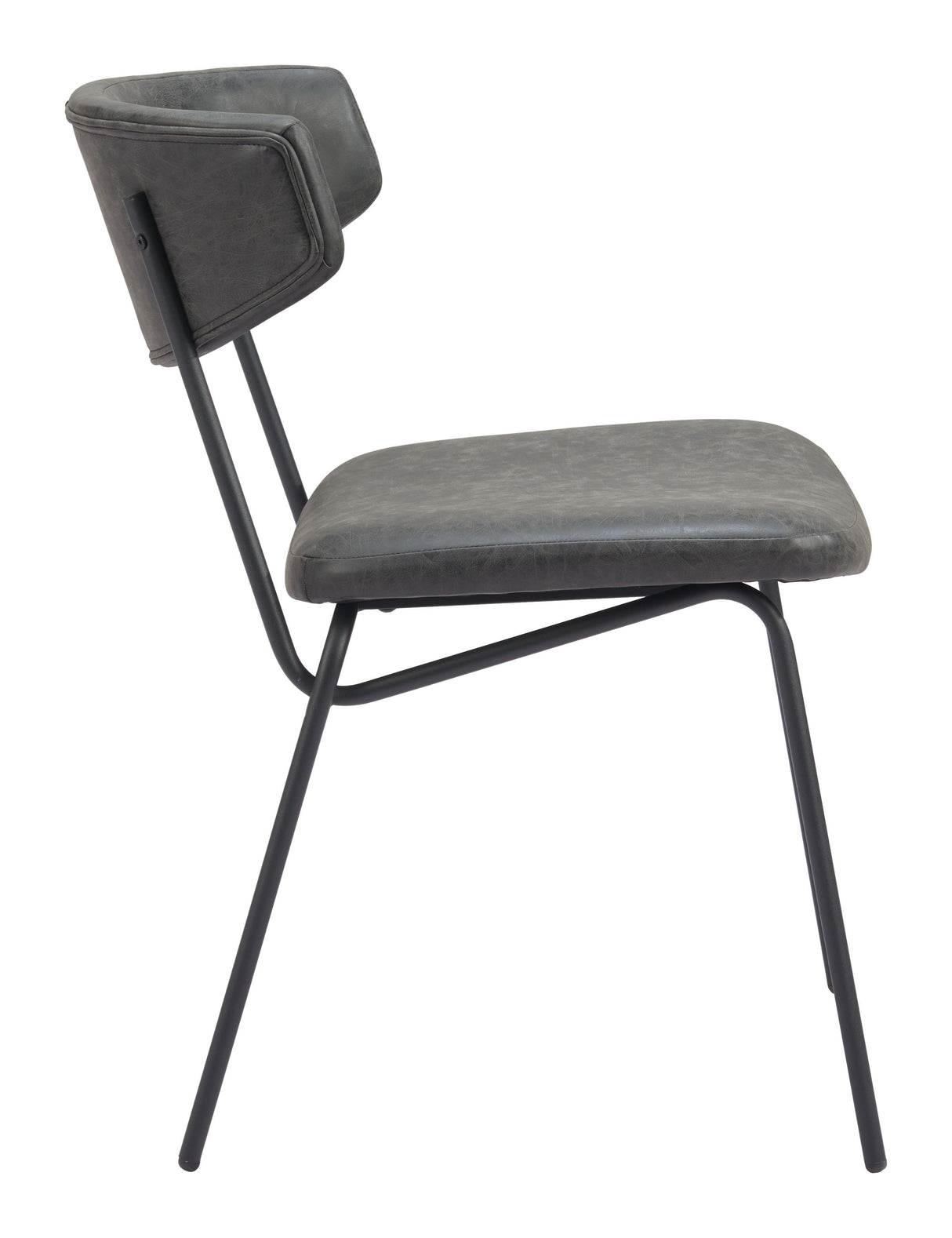 ZUO Charon Dining Chair (Set of 2) Vintage Black