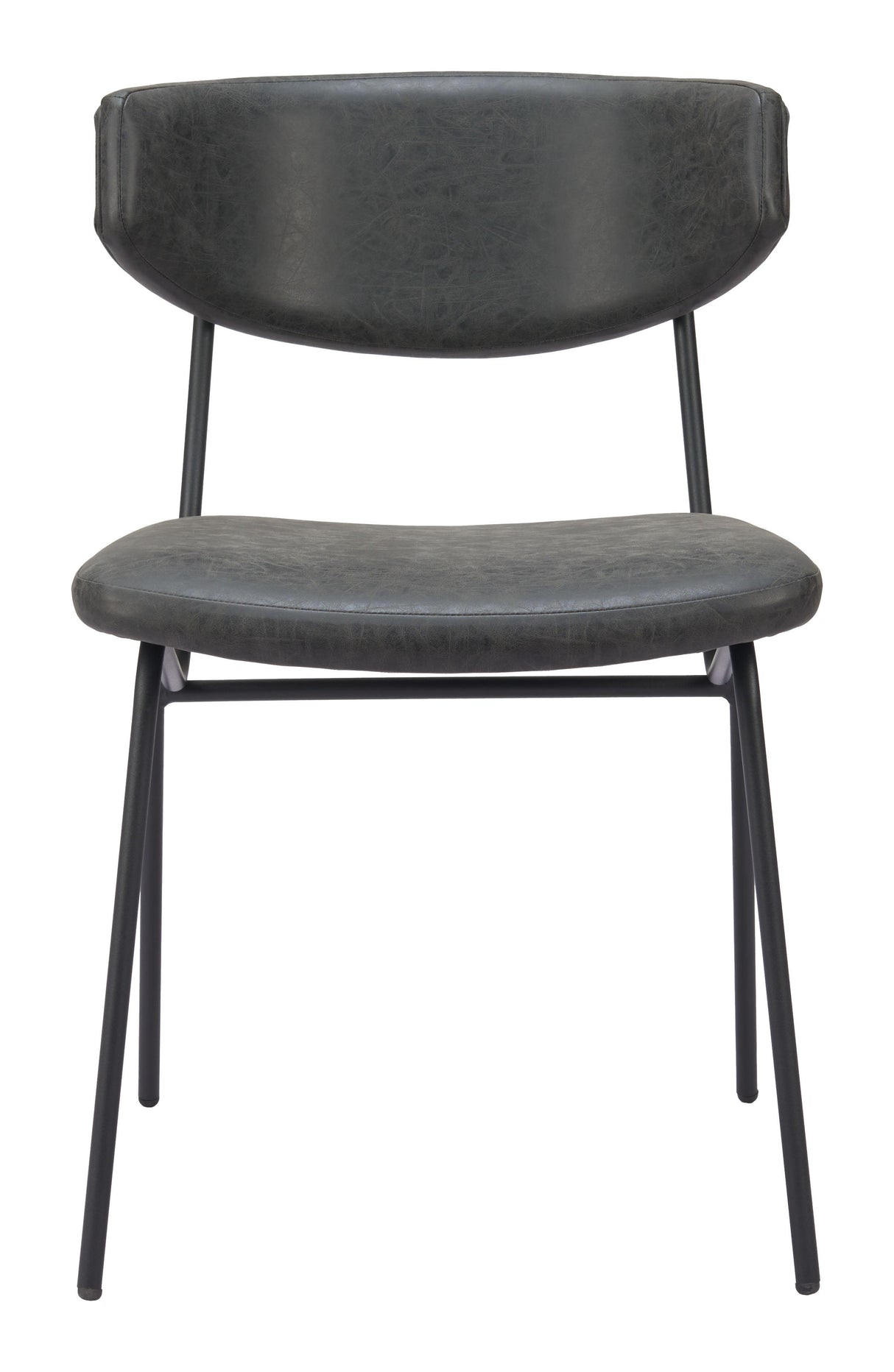 ZUO Charon Dining Chair (Set of 2) Vintage Black