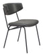 ZUO Charon Dining Chair (Set of 2) Vintage Black