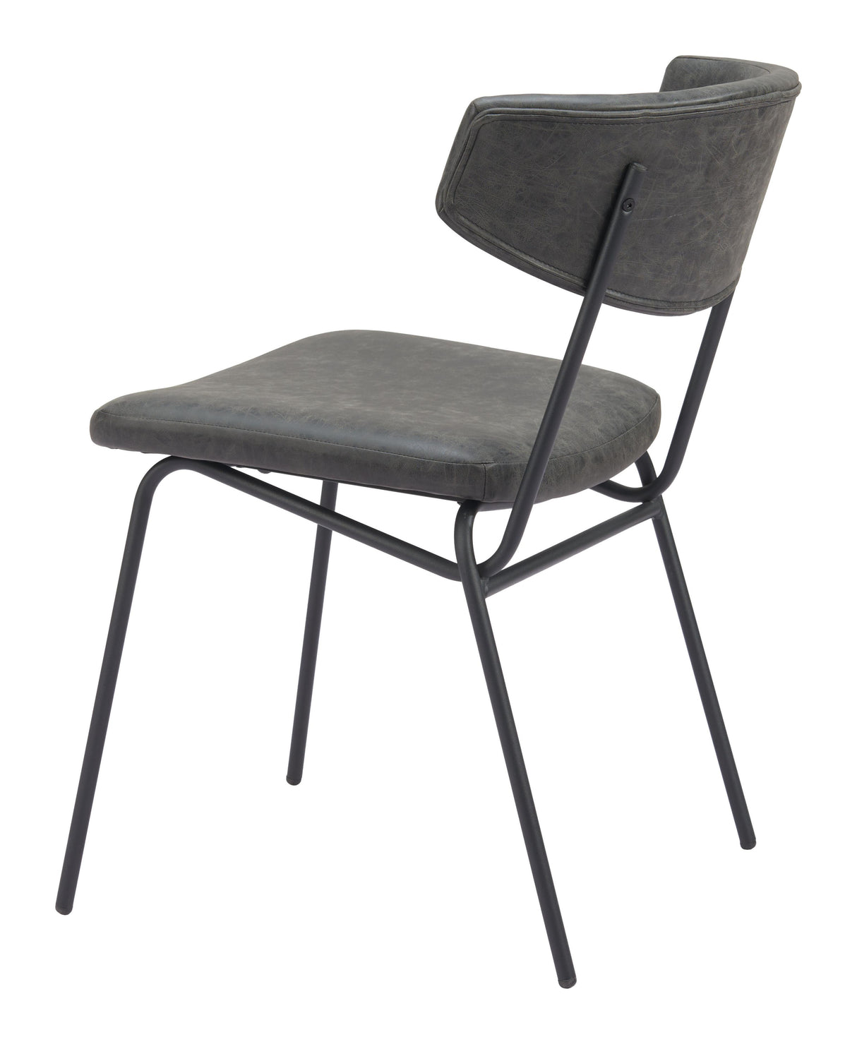 ZUO Charon Dining Chair (Set of 2) Vintage Black
