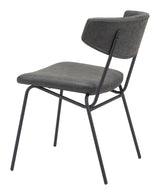 ZUO Charon Dining Chair (Set of 2) Vintage Black