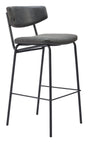 ZUO Charon Barstool (Set of 2) Vintage Black