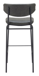 ZUO Charon Barstool (Set of 2) Vintage Black